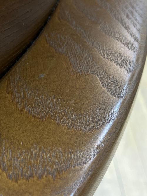 ACME Furniture (アクメファニチャー) WARNERアームチェア ブラック×ブラウン