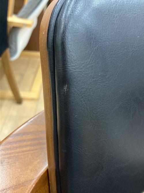 ACME Furniture (アクメファニチャー) WARNERアームチェア ブラック×ブラウン