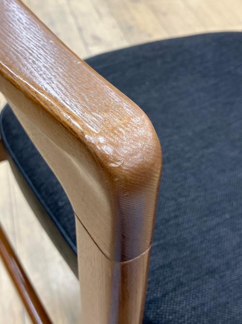 ACME Furniture (アクメファニチャー) WARNERアームチェア ブラック×ブラウン