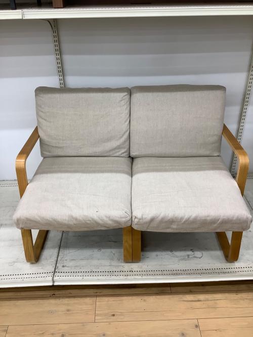無印良品 (ムジルシリョウヒン) 2人掛けソファー ベージュ