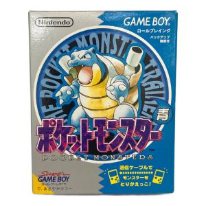 Nintendo (ニンテンドー) ポケットモンスター青 JANコード無し版 ゲームボーイ用ソフト @ -