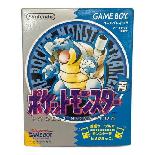 Nintendo (ニンテンドー) ポケットモンスター青 JANコード無し版 ゲームボーイ用ソフト @ -