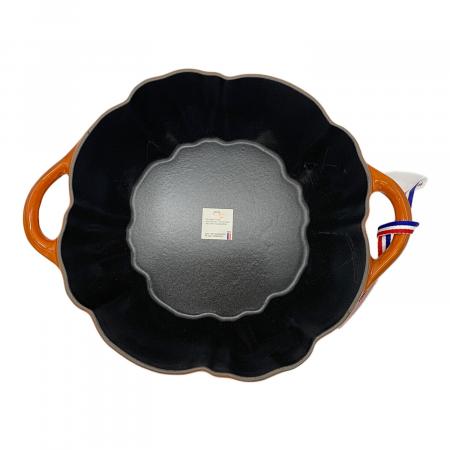 ストウブ　staubパンプキンココット　24cm Staub (ストウブ) パンプキン ココット SIZE 24cm オレンジ