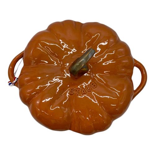 Staub (ストウブ) パンプキン ココット SIZE 24cm オレンジ
