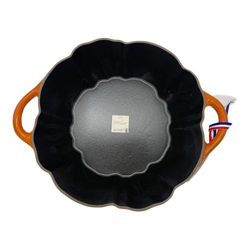 Staub (ストウブ) パンプキン ココット SIZE 24cm オレンジ