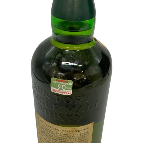 サントリー 白州 ジャパニーズウイスキー 12年 700ml