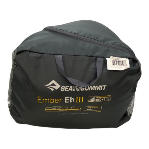 SEA TO SUMMIT (シートゥサミット) キルト型シュラフ エンバー ebiii