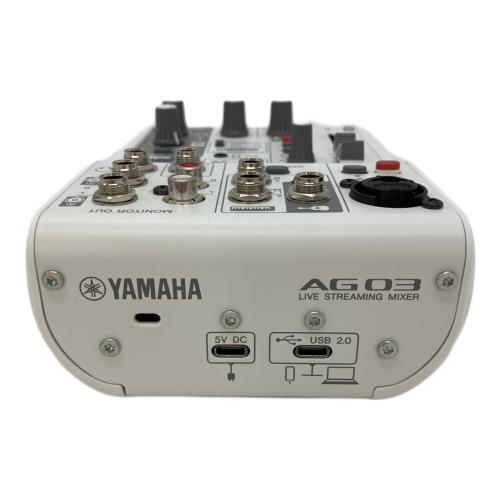 YAMAHA (ヤマハ) オーディオインターフェース AG03MK2 2022年製