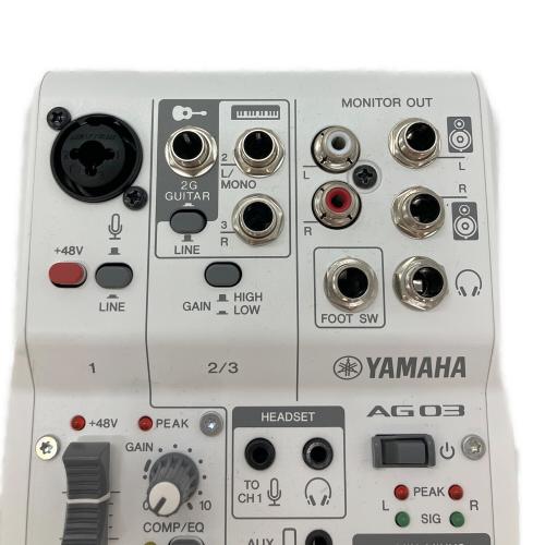 YAMAHA (ヤマハ) オーディオインターフェース AG03MK2 2022年製