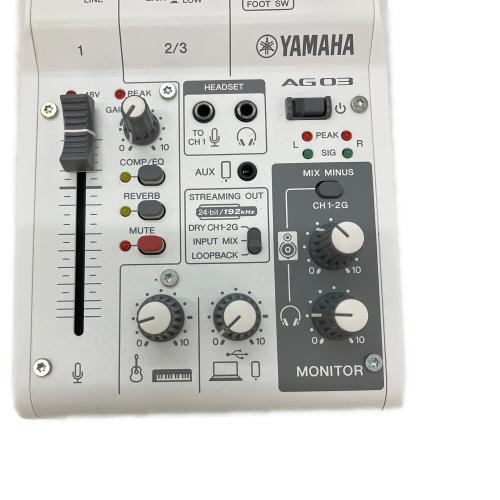 YAMAHA (ヤマハ) オーディオインターフェース AG03MK2 2022年製