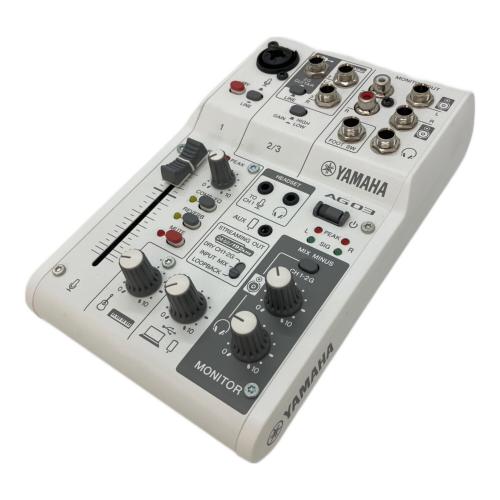 YAMAHA (ヤマハ) オーディオインターフェース AG03MK2 2022年製
