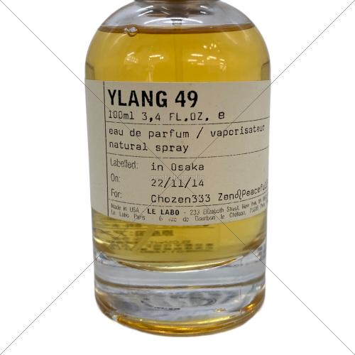 YLANG49 オードパルファム 100ml 残量80%-99%