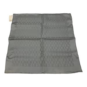 HERMES (エルメス) シルクハンカチ グレー