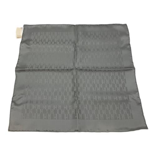 HERMES (エルメス) シルクハンカチ グレー