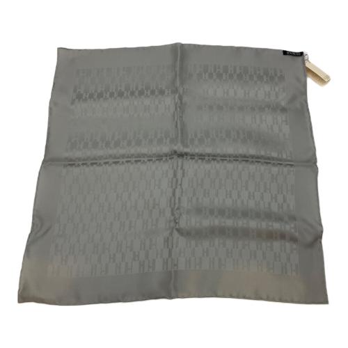 HERMES (エルメス) シルクハンカチ グレー