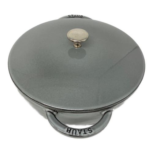 Staub (ストウブ) 両手鍋 40509-385 ニタベイユ ソテーパン グレー