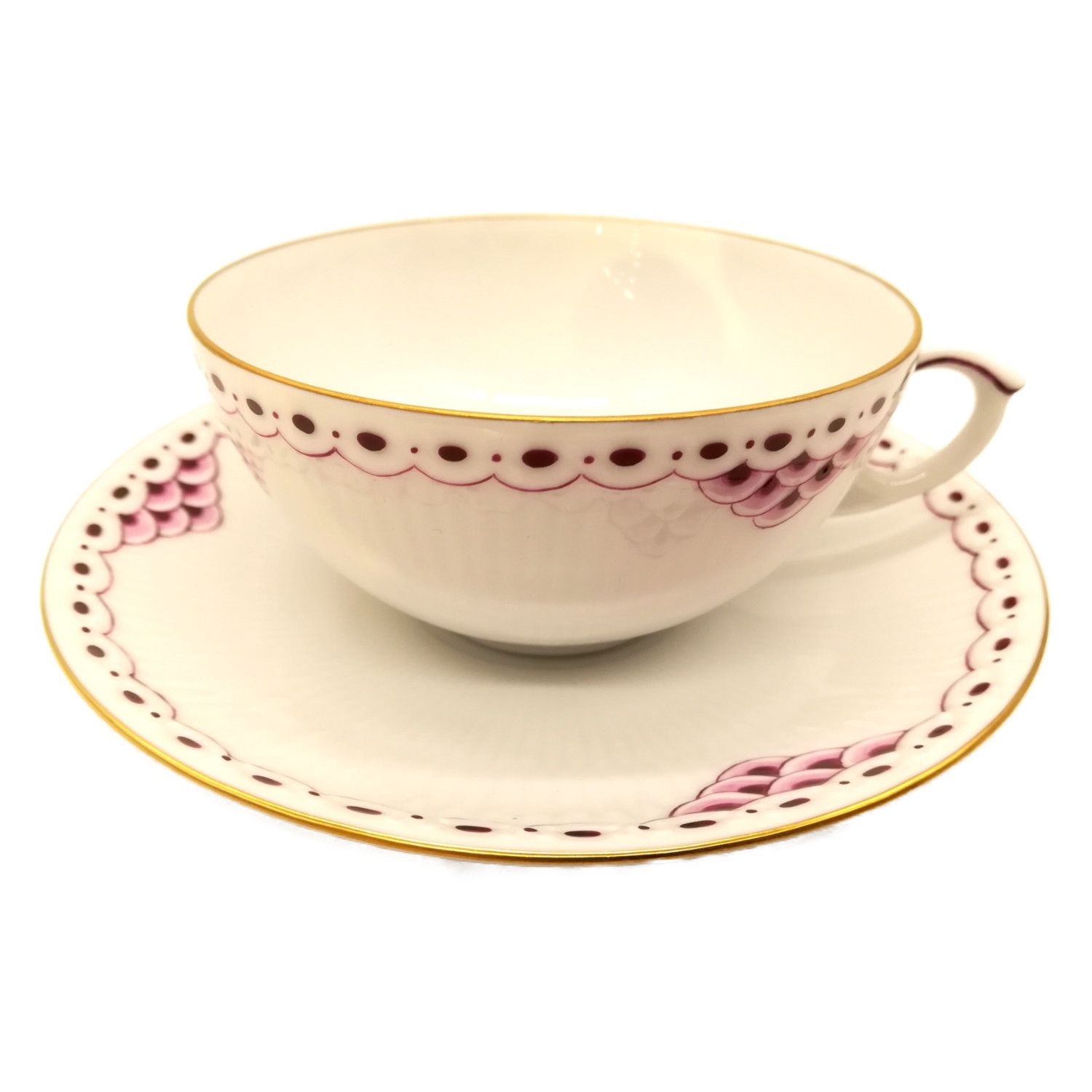 Royal Copenhagen ロイヤル コペンハーゲン カップ ソーサー プリンセス バーガンディ トレファクonline