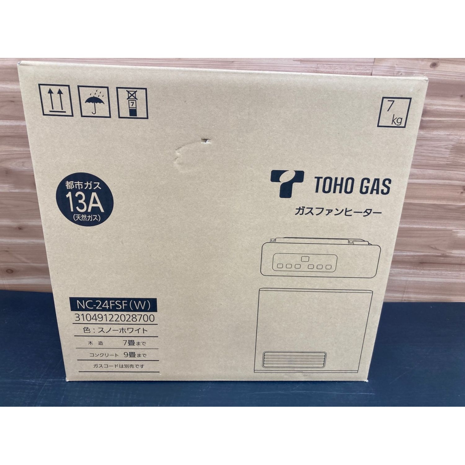 TOHO GAS ガスファンヒーター NC-24FSF(W)