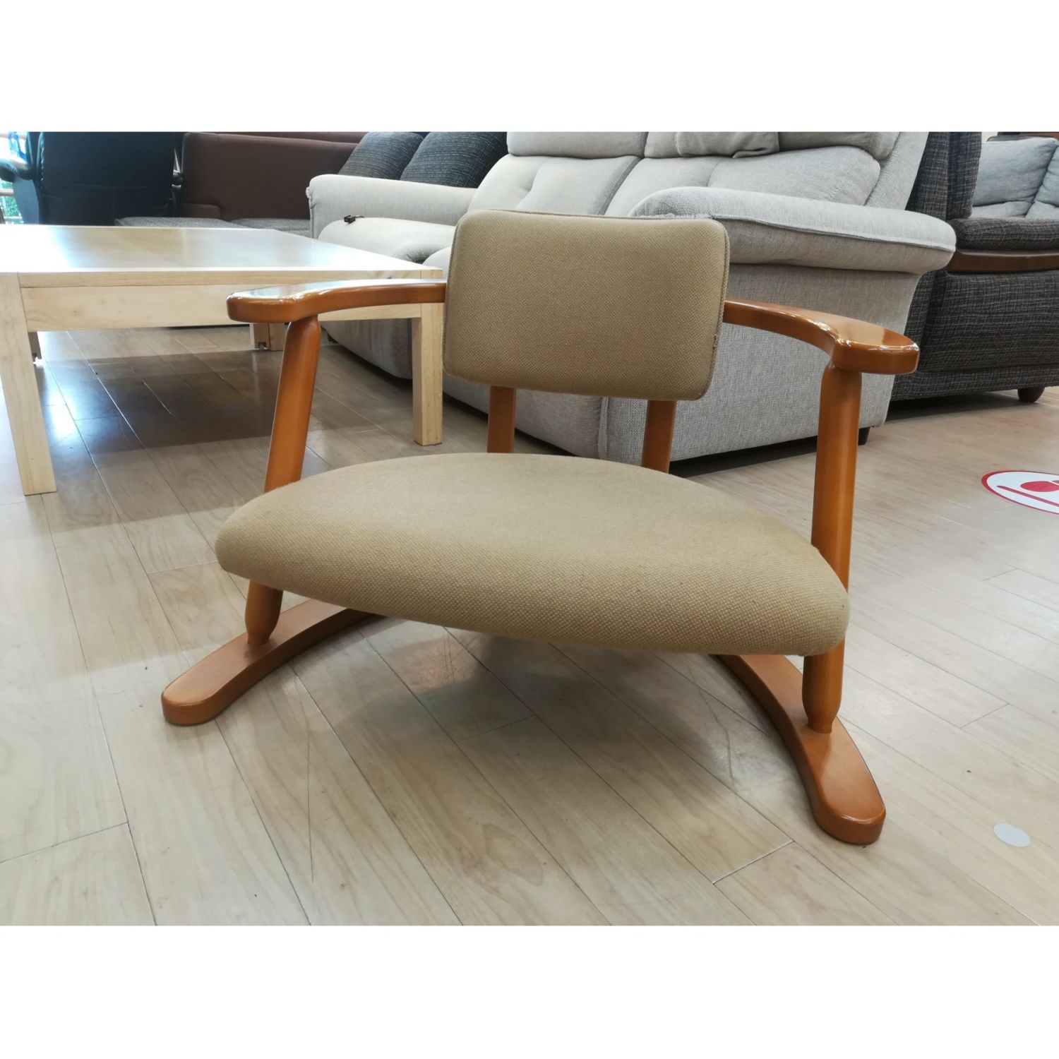 ☆中古 美品☆バリアフリー 椅子 無限工房 MUGEN かに座PLUS ロー