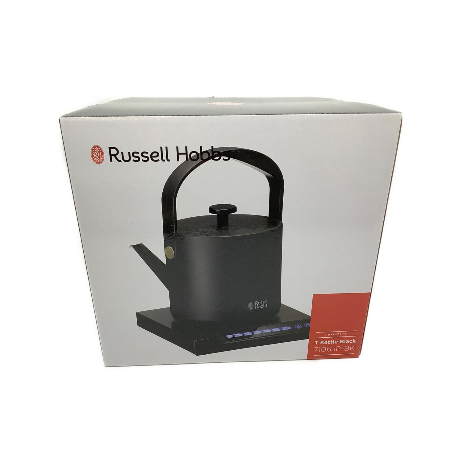 Russell Hobbs (ラッセル・ホブス) 電気ケトル ブラック 7106JP-BK 0.6L 保温温度設定機能 空焚き防止機能 取扱