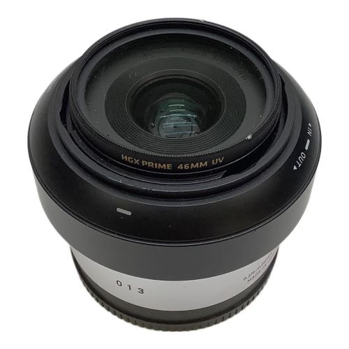 SIGMA (シグマ) 単焦点レンズ Promaster 46 mm UV HGX Primeフィルタ付き 19mm 1:2.8 DN 46 ソニーマウント 50065869
