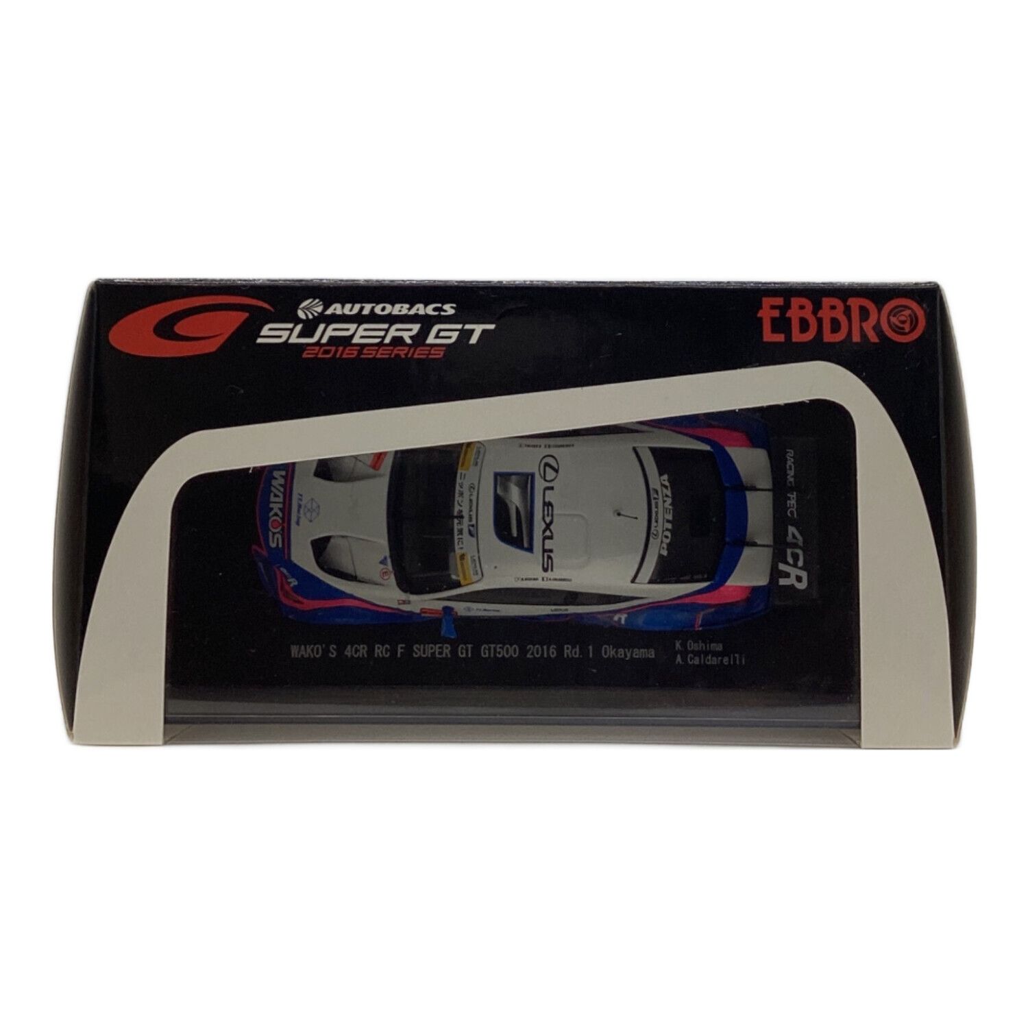 【バラ売り可】GIGASPEED MAXFLUOR SUPER WET モデルカー SUPER GT 2016 SERIES WAKO'S 4CR RC F No.6