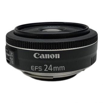 CANON (キャノン) 単焦点レンズ 前後キャップ欠品 動作確認〇 EF-S24mm F2.8 STM キャノンEF-Sマウント(フルサイズ非対応) -