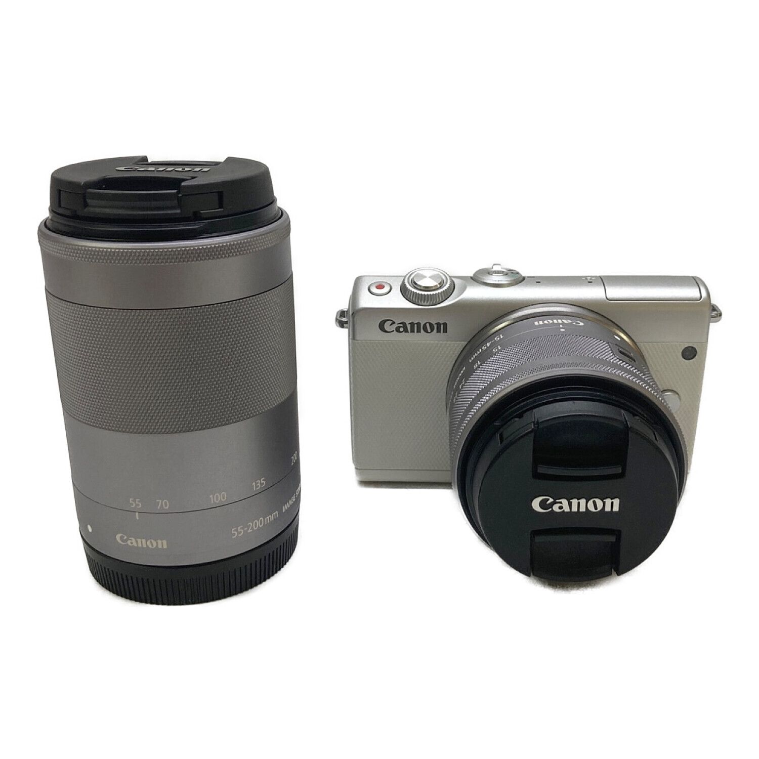 CANON (キャノン) ミラーレス一眼カメラ Canon EOS M100 ダブルズーム ...
