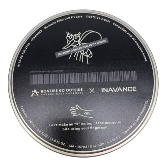 INAVANCE (インアバンス) アウトドア雑貨 MOSQUITO COIL CASE BONFIRE GO OUTSIDE