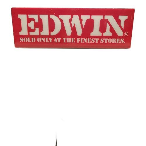 EDWIN (エドウィン) 電飾看板 当時物 動作確認済み