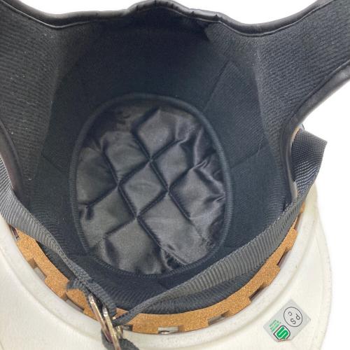 バイク用ヘルメット 白黒ラップ富士日章ファイヤー PSCマーク(バイク用ヘルメット)有