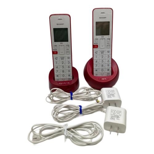 SHARP (シャープ) デジタルコードレス電話機 JD-S08CW-R 2017年製