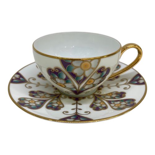 Noritake (ノリタケ) カップ&ソーサー 120周年記念 オマージュコレクション 雲母花文金彩 2Pセット