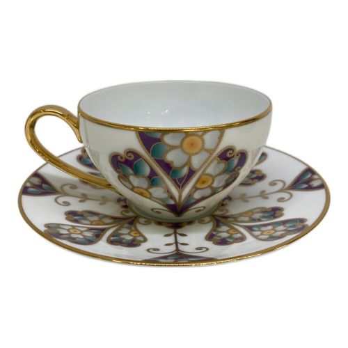 Noritake (ノリタケ) カップ&ソーサー 120周年記念 オマージュコレクション 雲母花文金彩 2Pセット