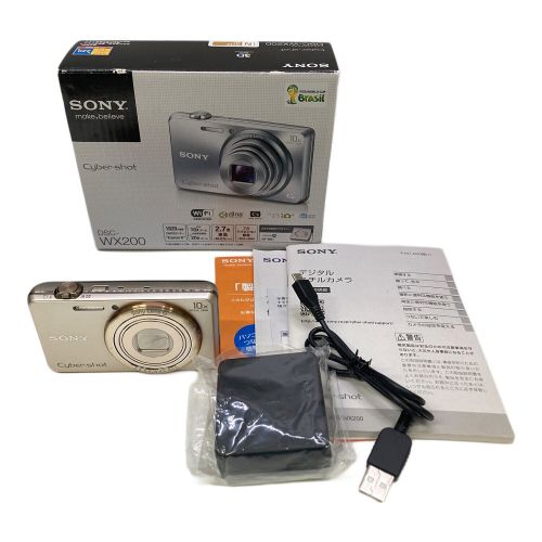 SONY (ソニー) コンパクトデジタルカメラ CYBER-SHOT DSC-WX200 1890万画素 1/2.3型CMOS 専用電池 SDHCカード対応 ISO100～12800 10コマ/秒 0088289