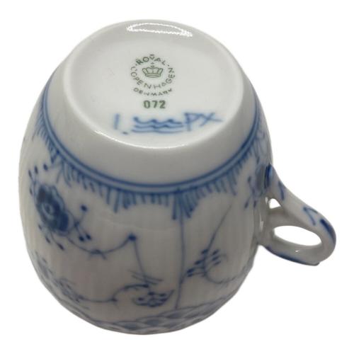 ROYAL COPENHAGEN (ロイヤル・コペンハーゲン) カップ&ソーサー ブルーフルーテッド・ハーフレース USED品