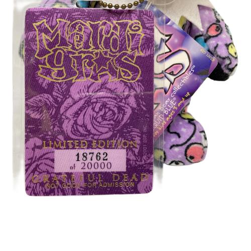 MARDI GRAS（マルディグラ） 7インチマスコット 18762/20000 グレイトフルデッドビーンベア LIMITED EDITION DEAD BEAR