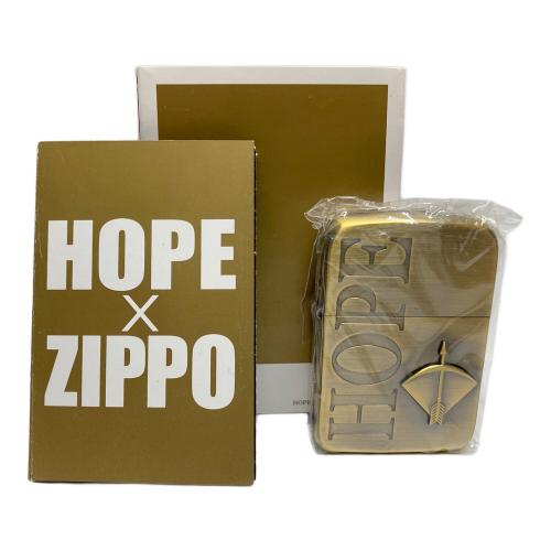 ZIPPO（ジッポ） オイルライター HOPE 50周年記念 gold 未着火品