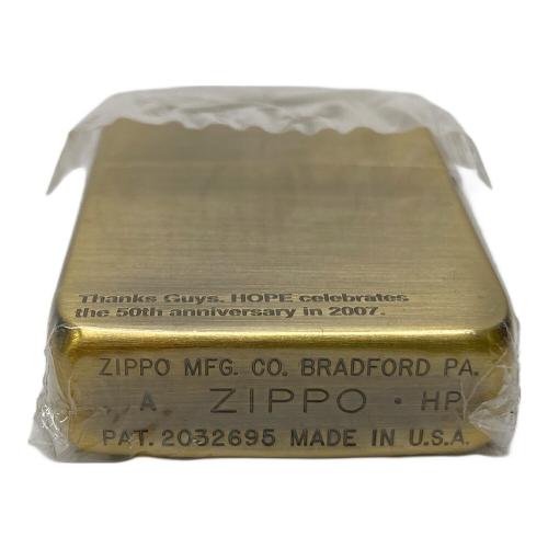ZIPPO（ジッポ） オイルライター HOPE 50周年記念 gold 未着火品
