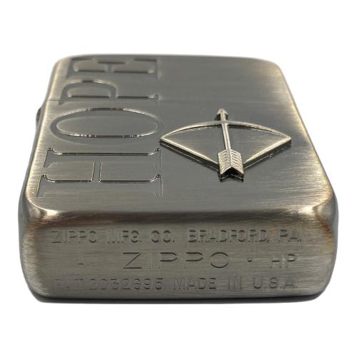 ZIPPO（ジッポ） オイルライター HOPE シルバーカラー 未使用品