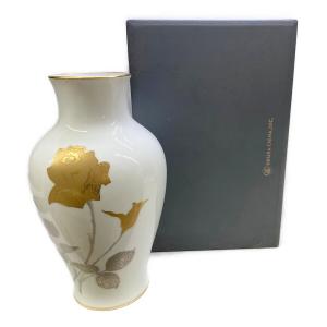 大倉陶園 (オオクラトウエン) 金蝕バラ花瓶 36cm