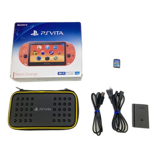 SONY (ソニー) PSVITA PCH-2000[PSVITA] ネオンオレンジ