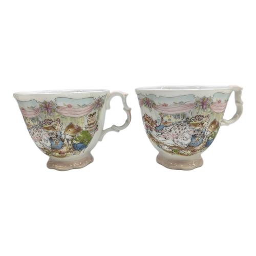 ROYAL DOULTON (ロイヤルドルトン) カップ&ソーサー BRAMNLY HEDGE THE WEDDING 2Pセット USED品