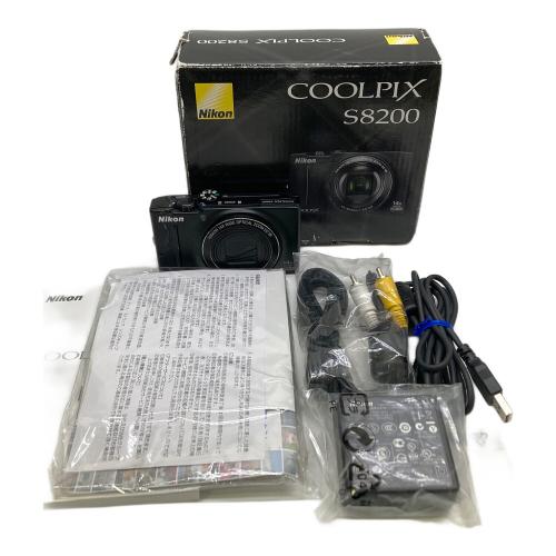 Nikon (ニコン) コンパクトデジタルカメラ 本体表面剥がれ有 COOLPIX S8200 1610万画素 1/2.3型CMOS 専用電池 SDXCカード対応 ISO100～3200 21036528