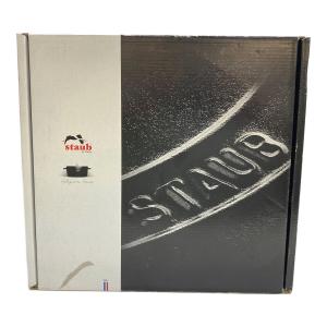 Staub (ストウブ) 鍋 ブラック 26cm ブラック 40510-606 ピコ・ココット ラウンド スチーマーセット 未使用品