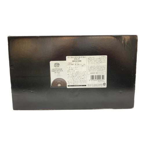 Staub (ストウブ) 鍋 ブラック 26cm ブラック 40510-606 ピコ・ココット ラウンド スチーマーセット 未使用品