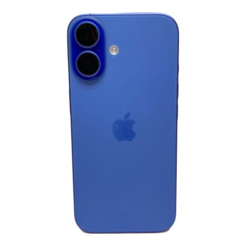Apple (アップル) iPhone16 MYE03J/A サインアウト確認済 358413692142097 ○ SIM FREE 修理履歴無し 256GB バッテリー:Sランク(100%) 程度:Sランク(新品同様) iOS