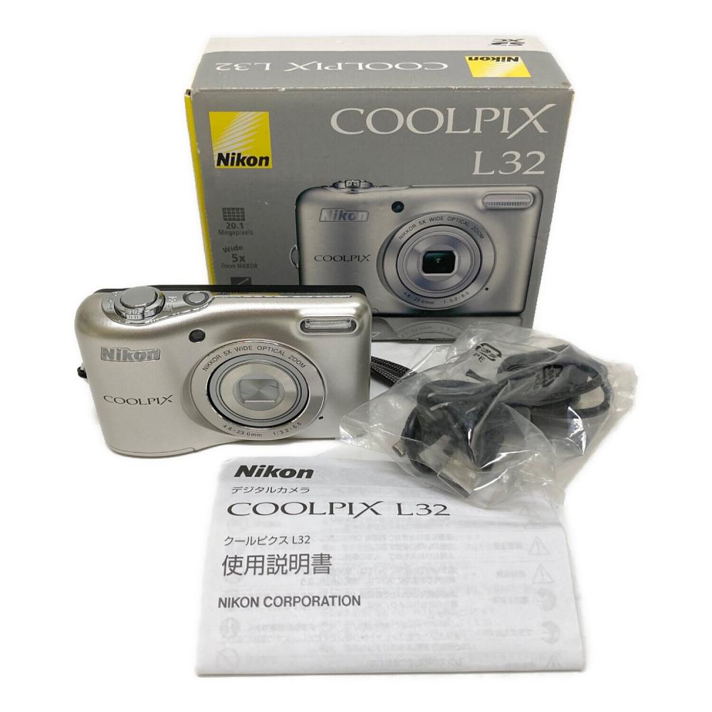 Nikon (ニコン) コンパクトデジタルカメラ COOLPIX L32 2048万画素(総