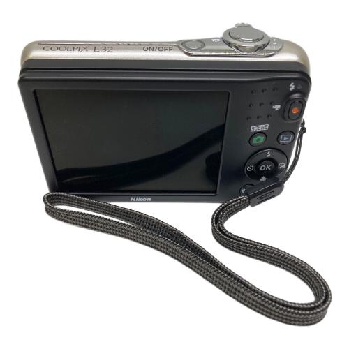 Nikon (ニコン) コンパクトデジタルカメラ COOLPIX L32 2048万画素(総画素) 1/2.3型CCD 乾電池 SDXCカード対応 80～1600 2002392