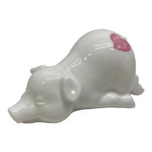 Noritake (ノリタケ) フィギュリン ノリタケの森フィギュア 幸せの子ブタ 寝ぶた
